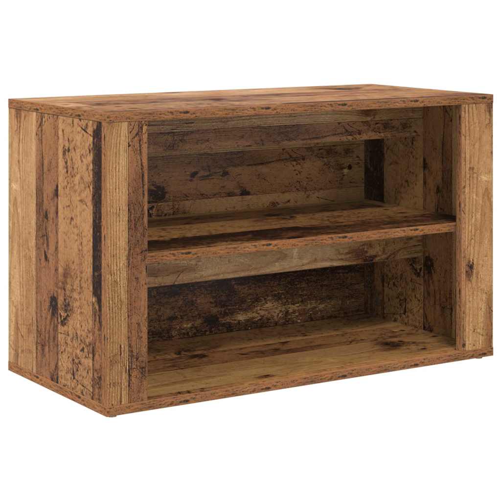 Schuhregal Mit Regal 75 X 35 X 45 Cm Holzwerkstoff