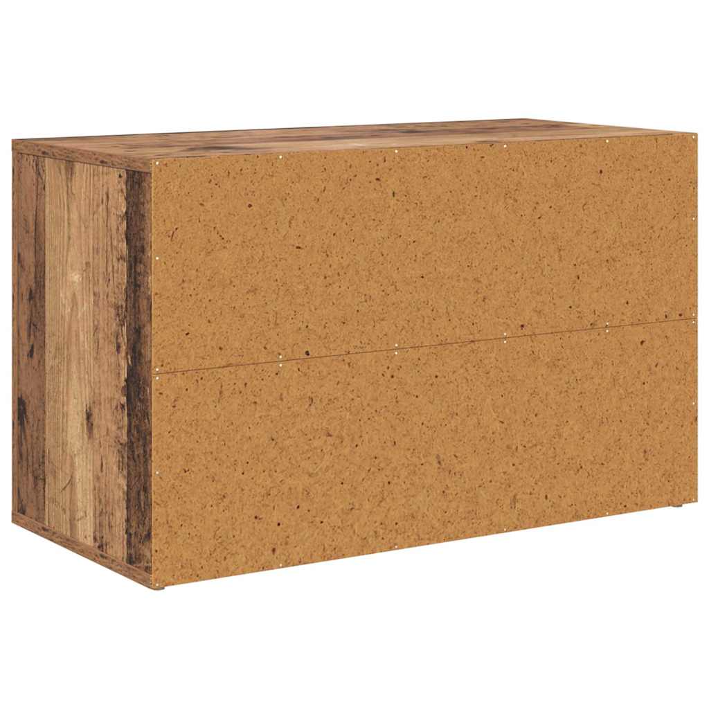Schuhregal Mit Regal 75 X 35 X 45 Cm Holzwerkstoff