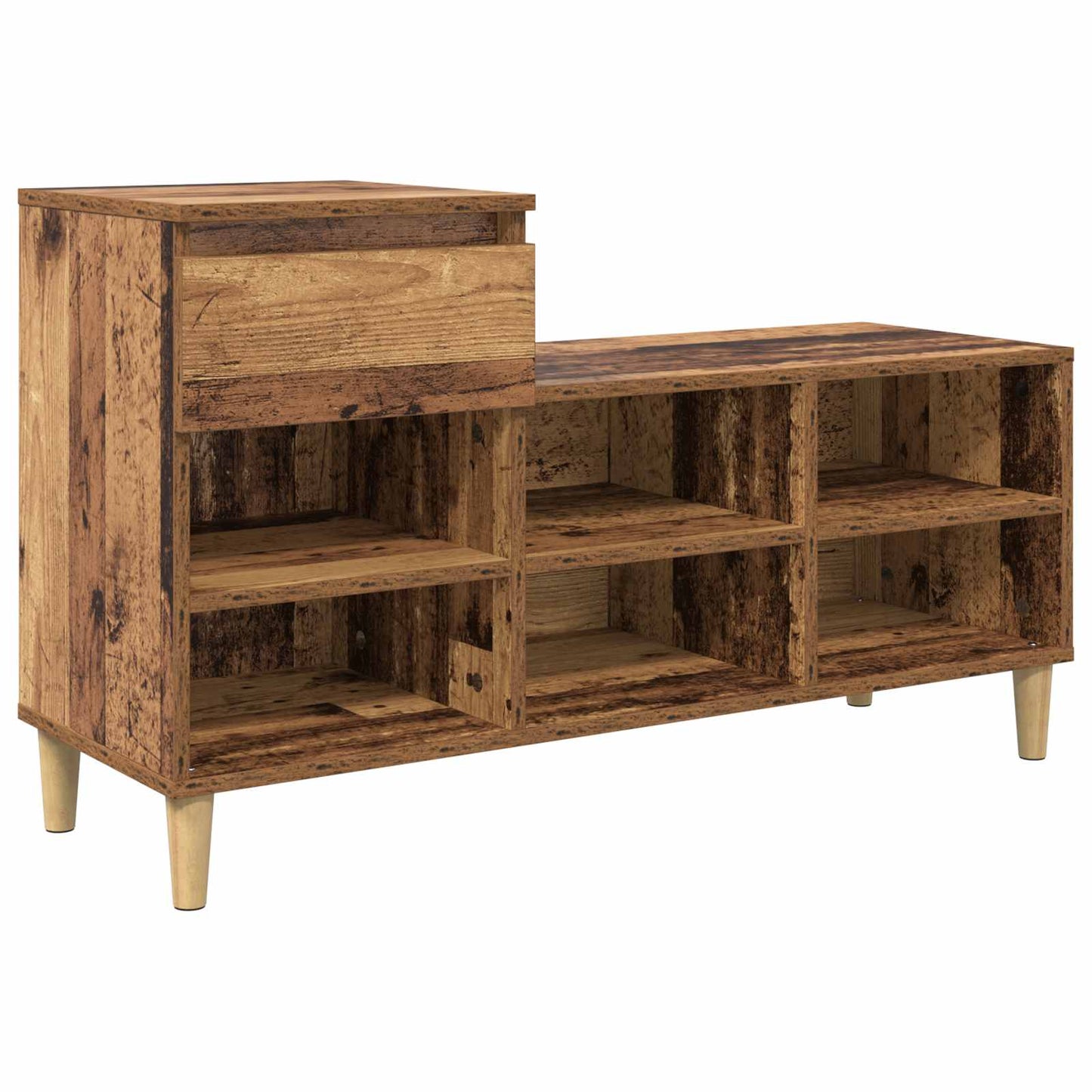 Schuhschrank 102 X 36 X 60 Cm Holzwerkstoff