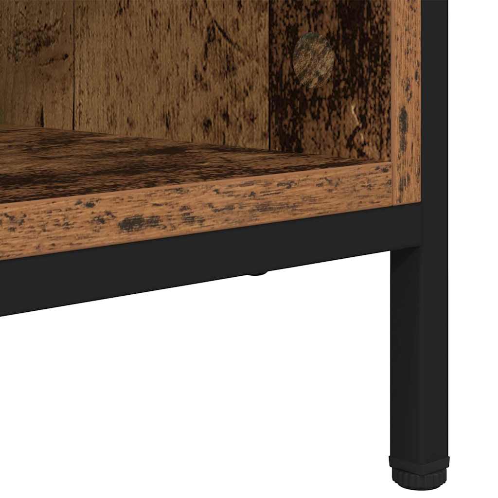 Schuhschrank Verbundholz Und Eisen