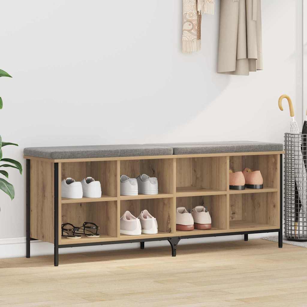 Schuhschrank Verbundholz Und Eisen
