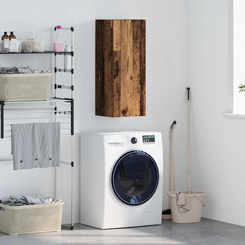 Wandschrank 34,5X34X90 Cm Holzwerkstoff
