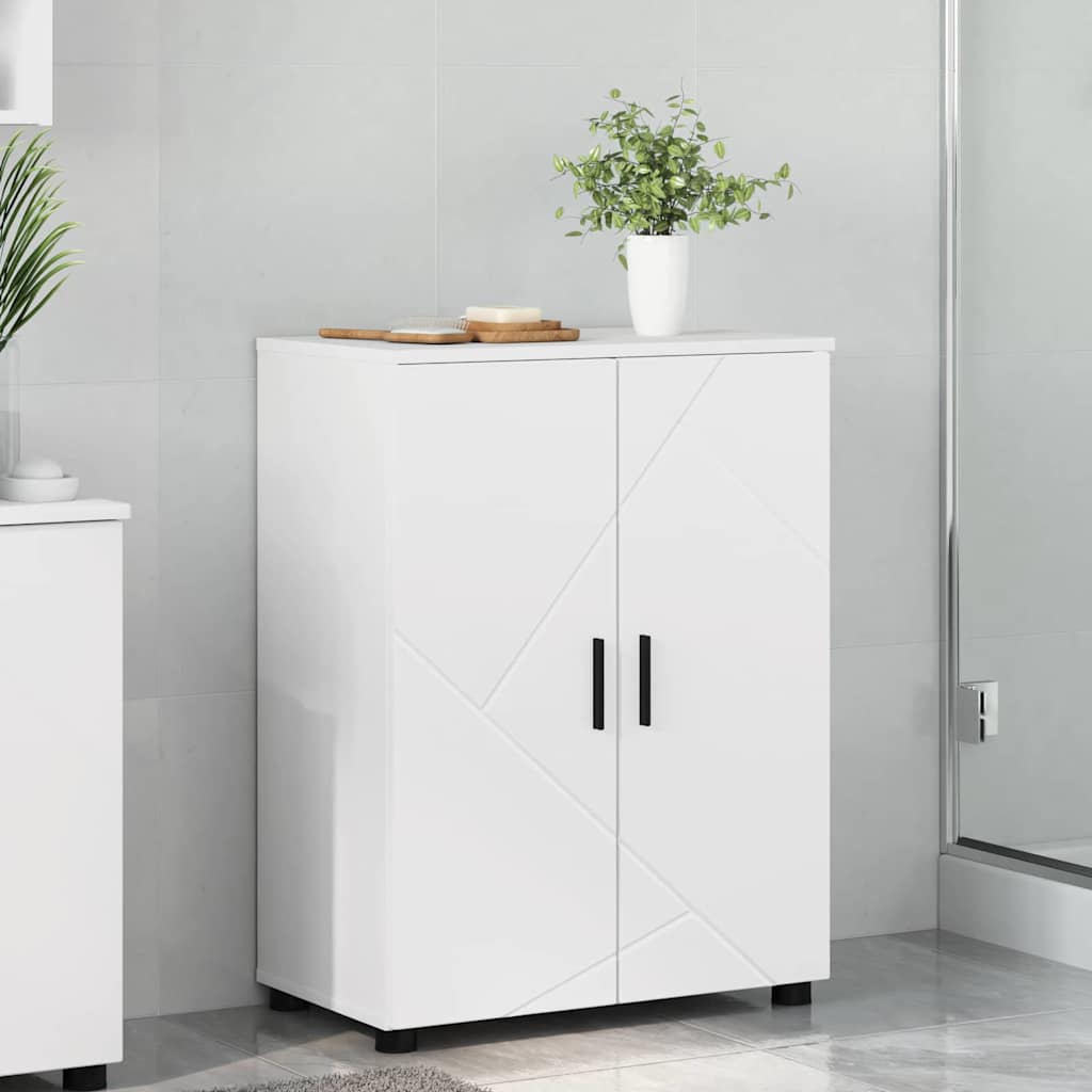 Badezimmerschrank 60 X 35 X 80 Cm Holzwerkstoff & Metall