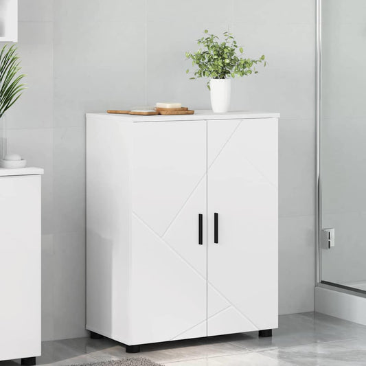 Badezimmerschrank 60 X 35 X 80 Cm Holzwerkstoff & Metall