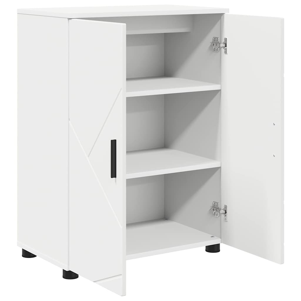 Badezimmerschrank 60 X 35 X 80 Cm Holzwerkstoff & Metall