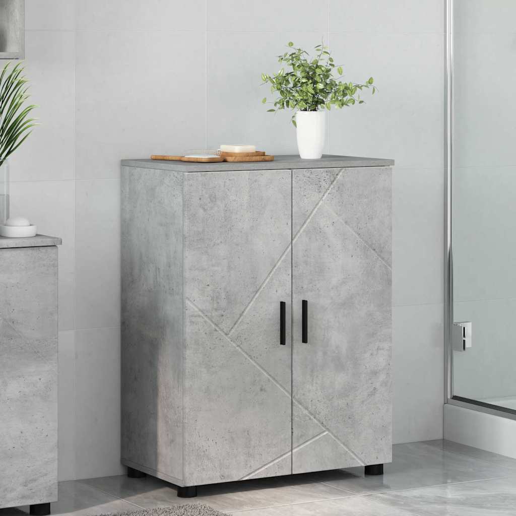 Badezimmerschrank 60 X 35 X 80 Cm Holzwerkstoff & Metall