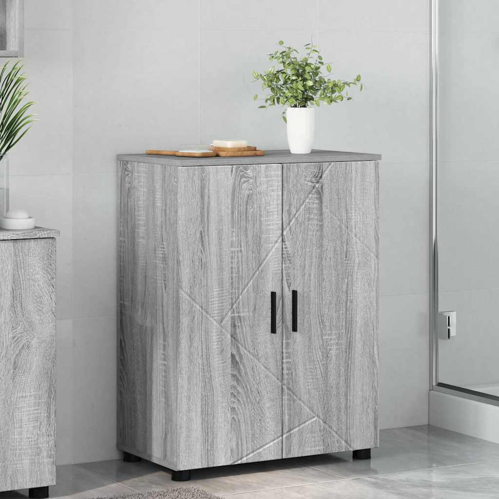 Badezimmerschrank 60 X 35 X 80 Cm Holzwerkstoff & Metall