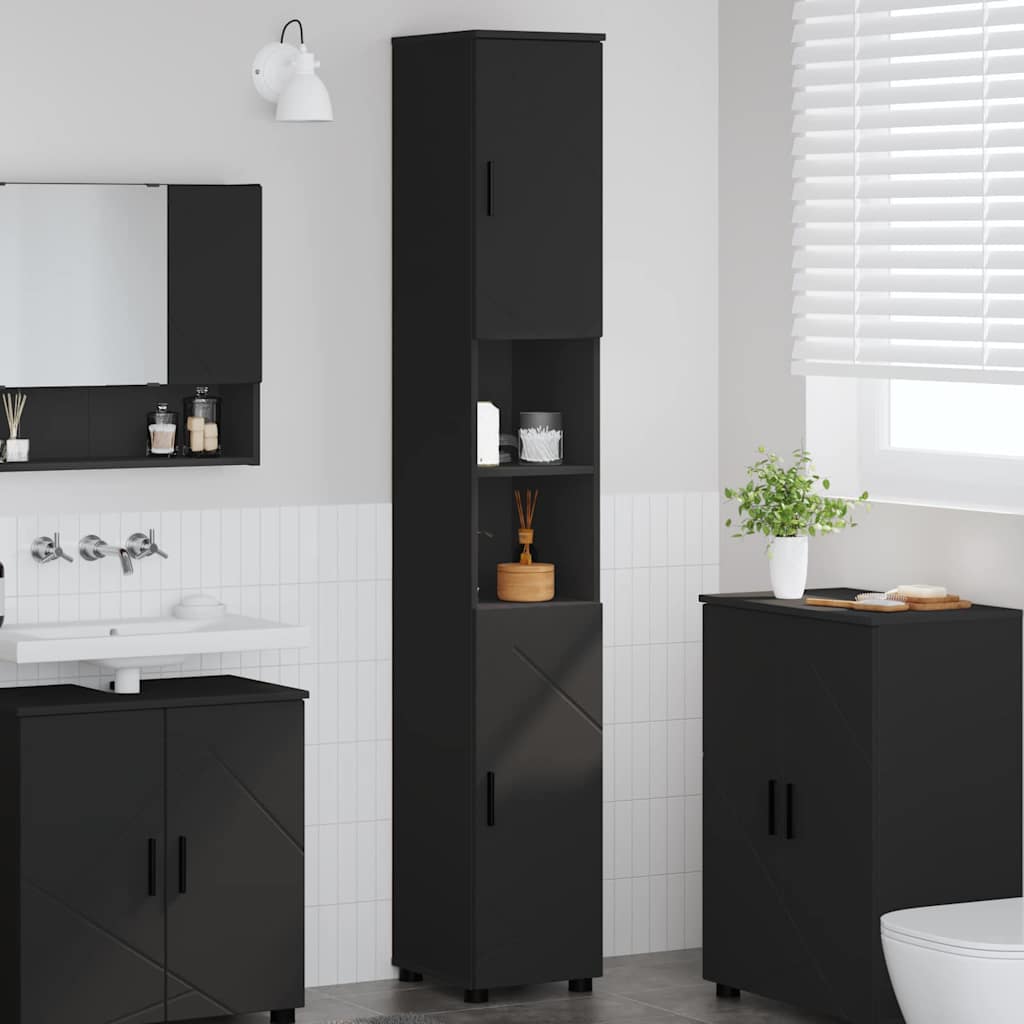 Badezimmerschrank Mit Speicher 30 X 35 X 192 Cm