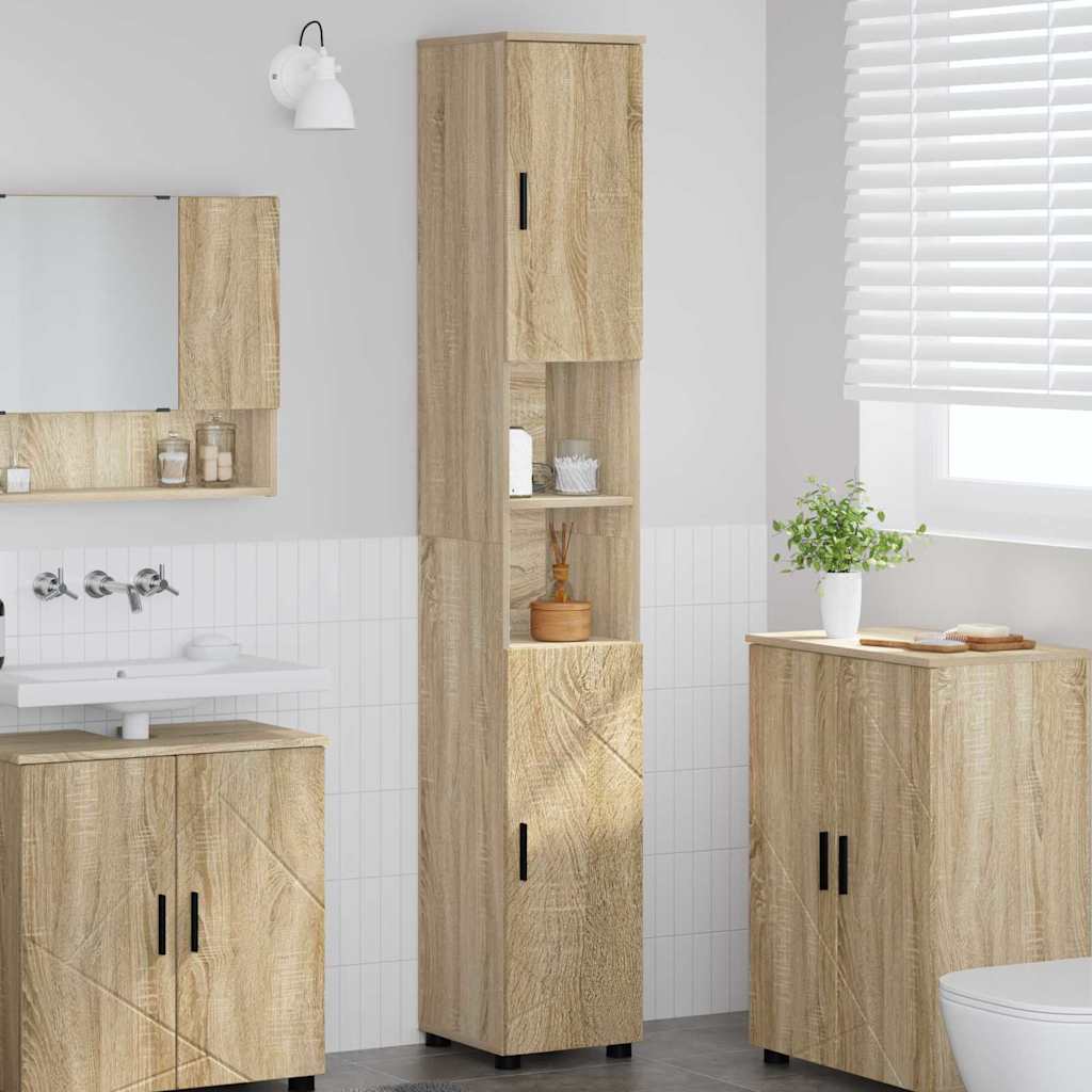 Badezimmerschrank Mit Speicher 30 X 35 X 192 Cm