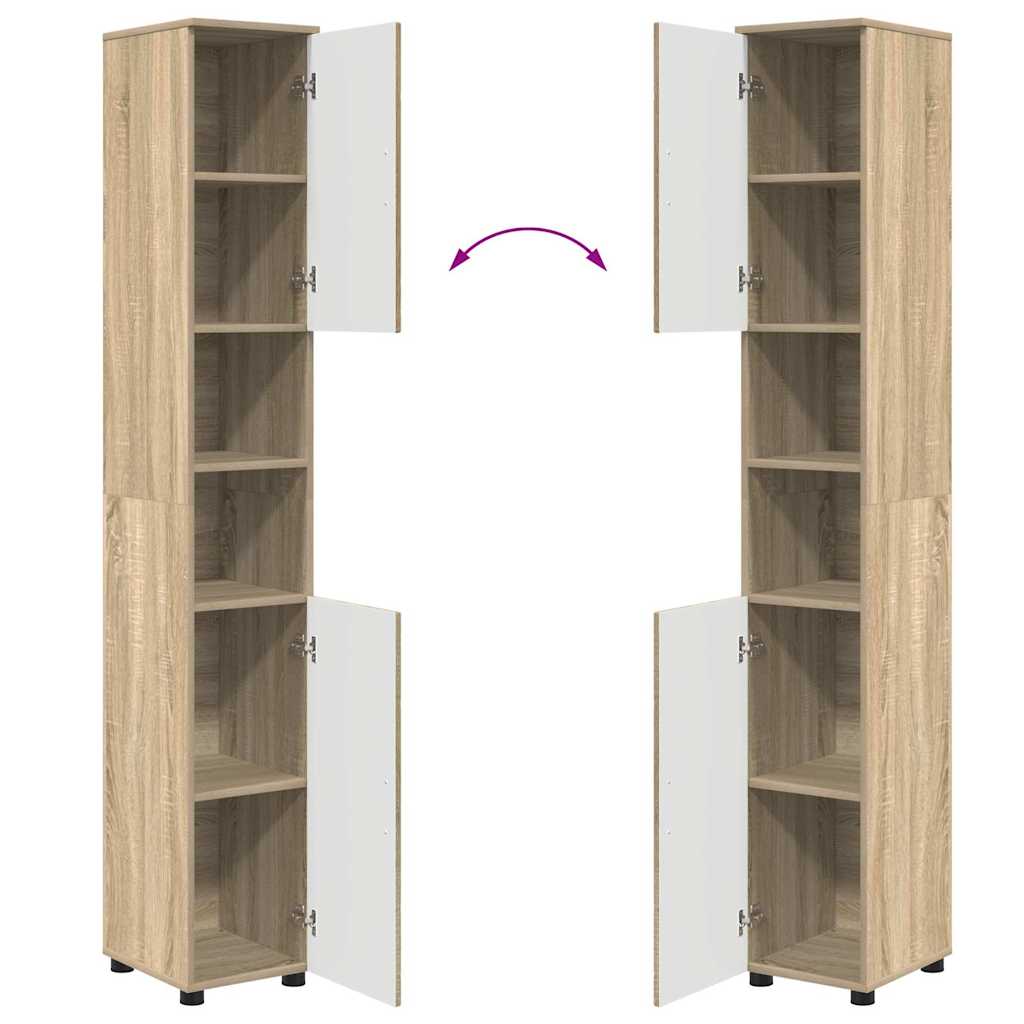Badezimmerschrank Mit Speicher 30 X 35 X 192 Cm