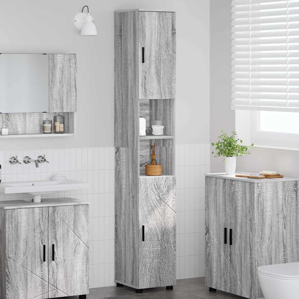 Badezimmerschrank Mit Speicher 30 X 35 X 192 Cm