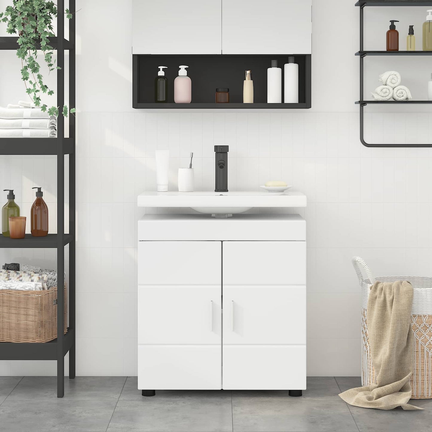 Badezimmerschrank-Set Tulum 37 X 31,5 X 82 Cm