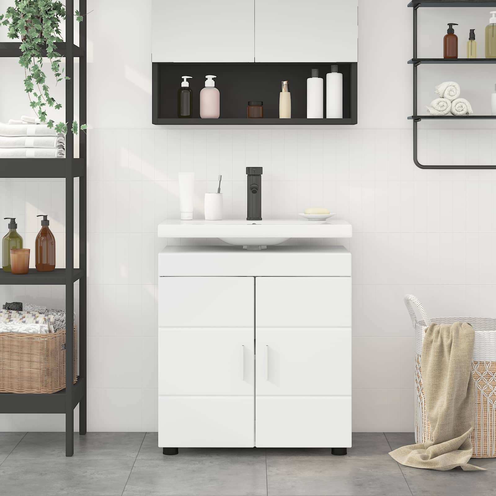 Badezimmerschrank-Set Tulum 37 X 31,5 X 82 Cm