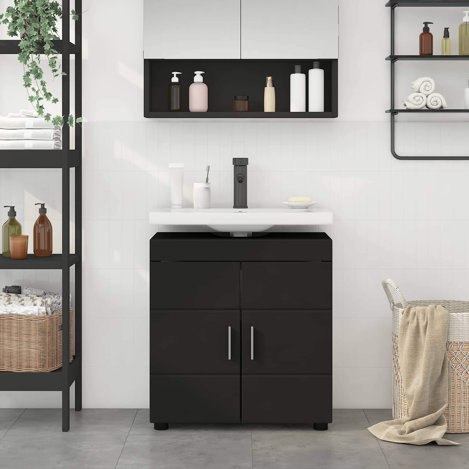 Badezimmerschrank-Set Tulum 37 X 31,5 X 82 Cm