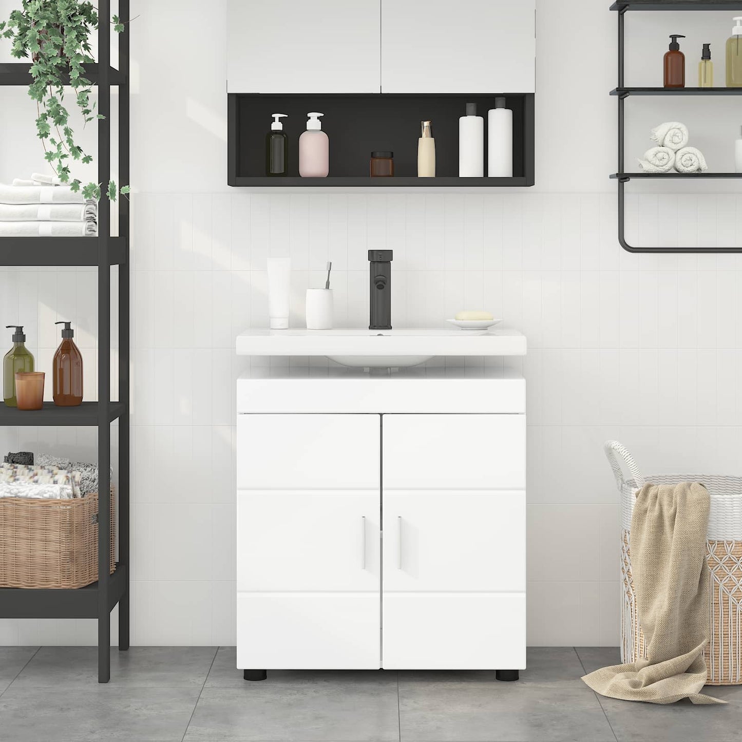 Badezimmerschrank-Set Tulum 37 X 31,5 X 82 Cm