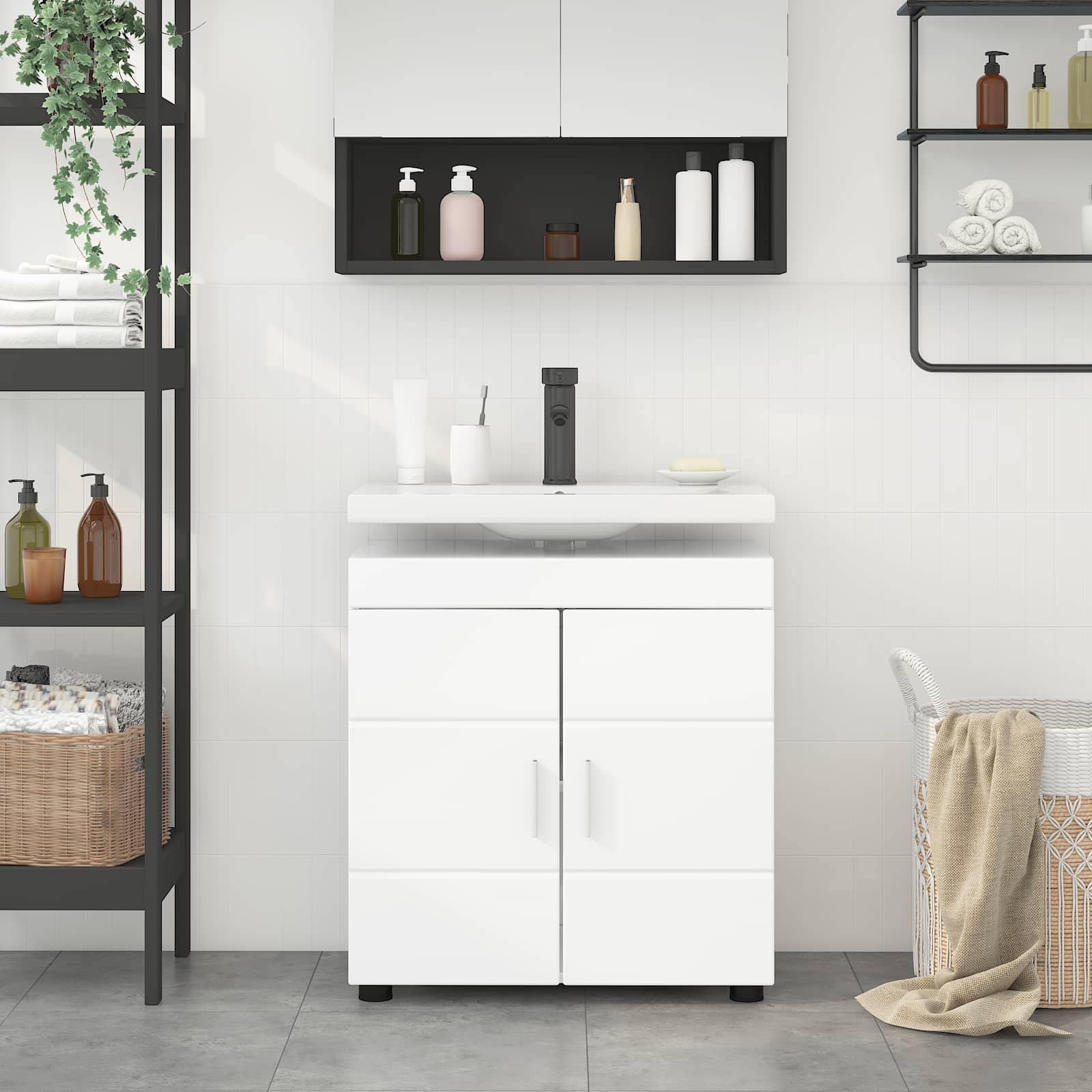Badezimmerschrank-Set Tulum 37 X 31,5 X 82 Cm
