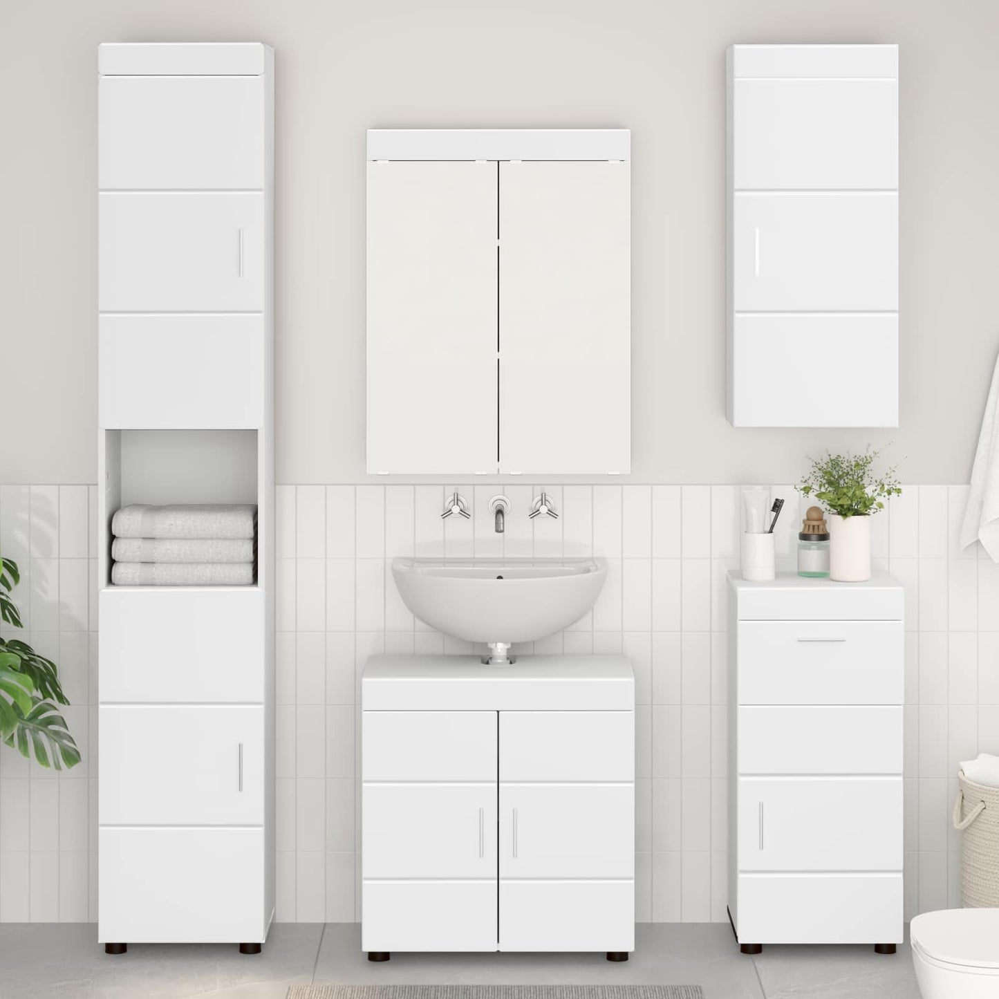 Badezimmerschrank-Set Tulum 37 X 31,5 X 82 Cm