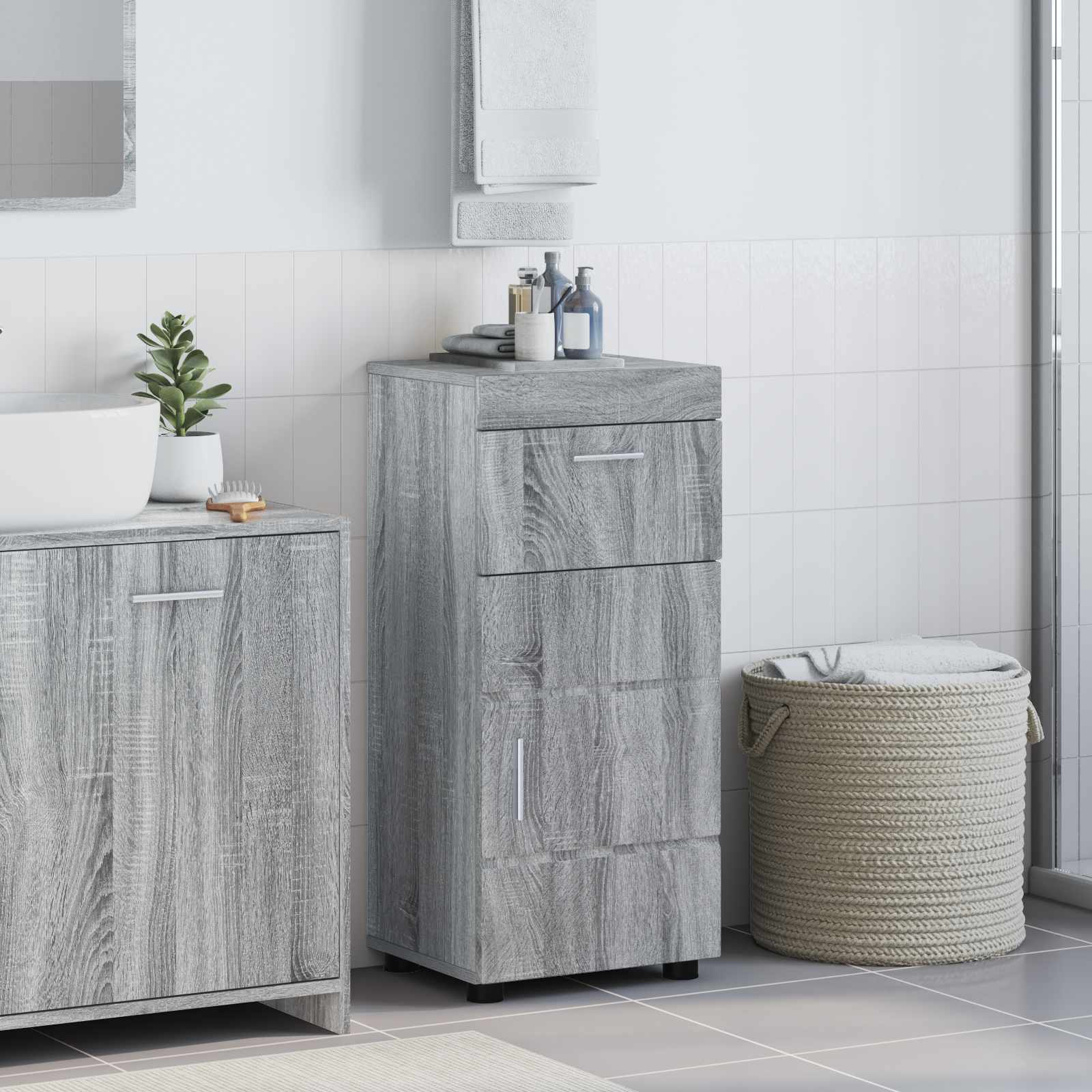 Badezimmerschrank-Set Tulum 37 X 31,5 X 82 Cm