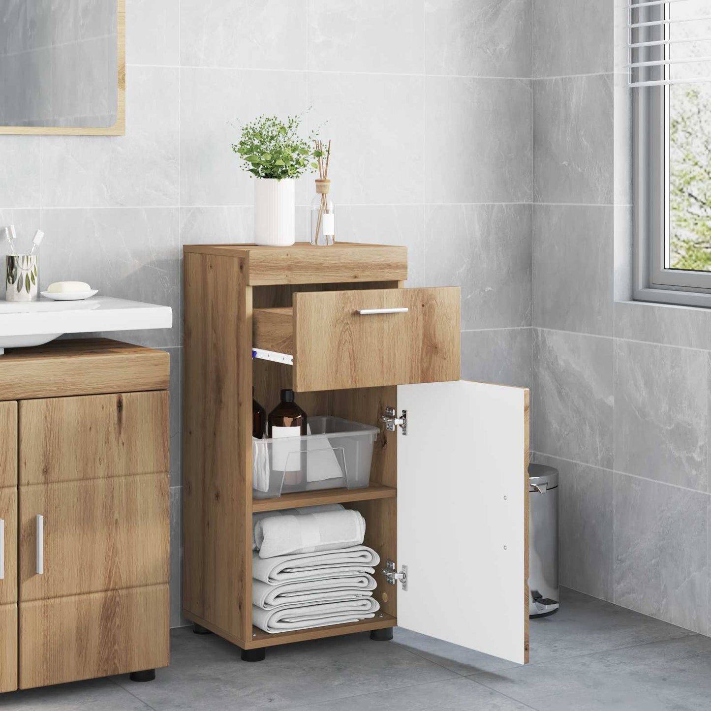 Badezimmerschrank-Set Tulum 37 X 31,5 X 82 Cm