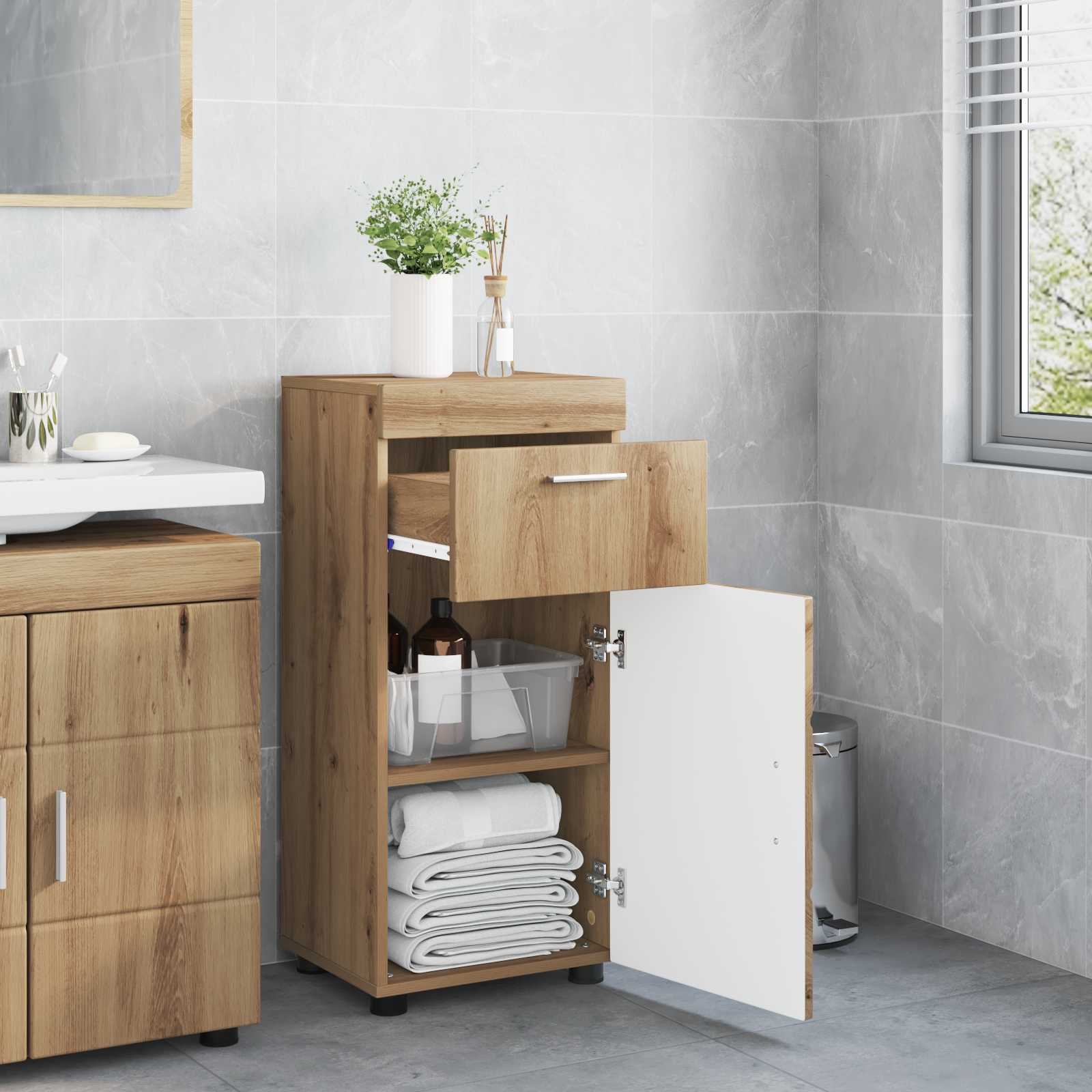 Badezimmerschrank-Set Tulum 37 X 31,5 X 82 Cm
