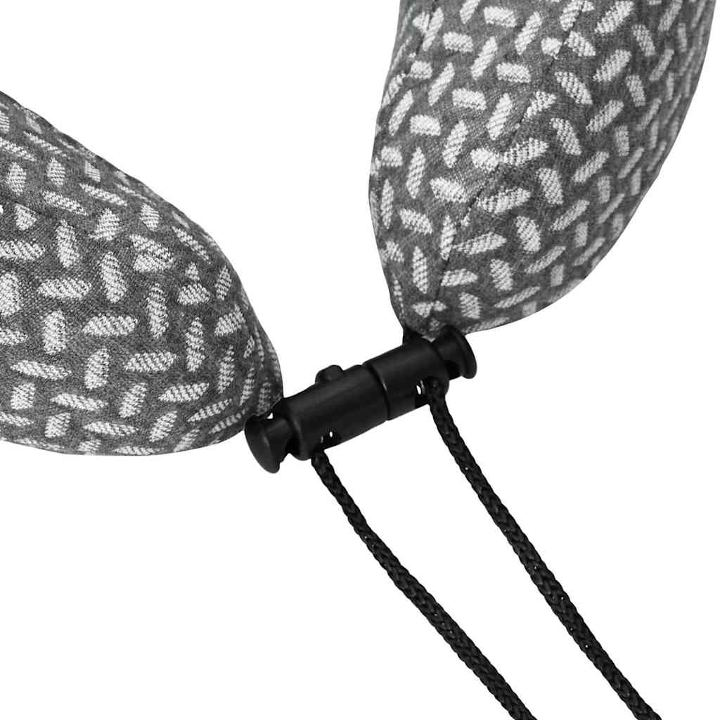 Reisekissen Für Den Hals Grau 30 X 28 X 14 Cm Polyester