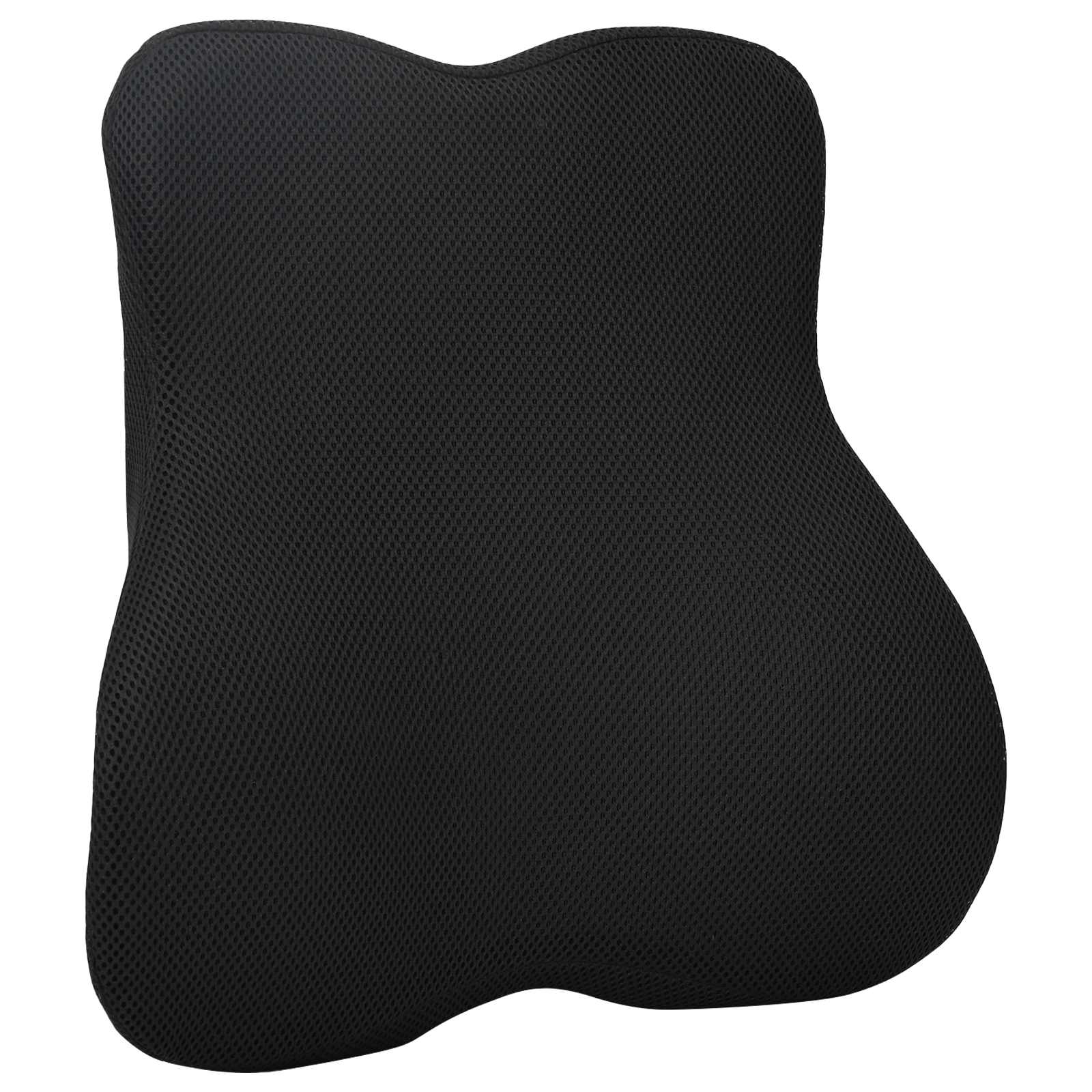 Rückenkissen Schwarz Viscoschaum 40 X 40 X 11 Cm