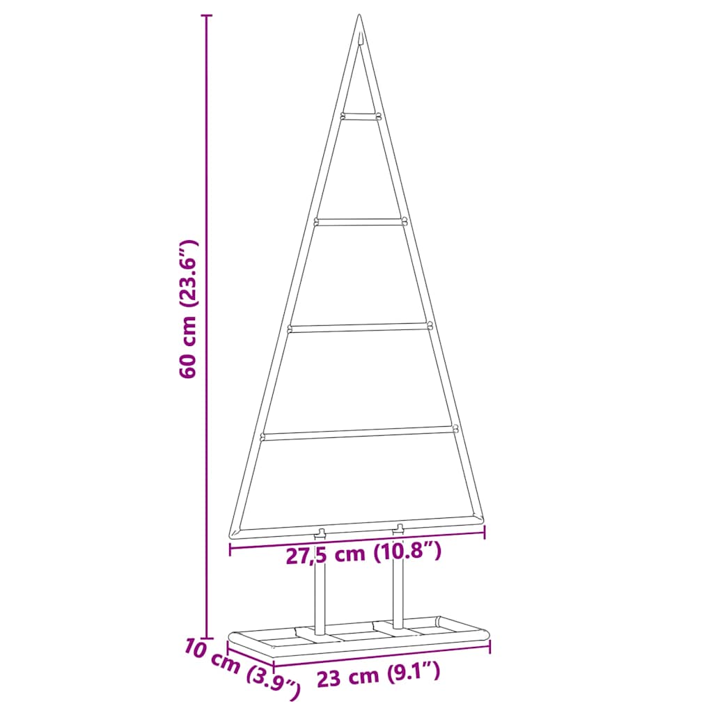 Metall Weihnachtsbaum Pulverbeschichteter Stahl