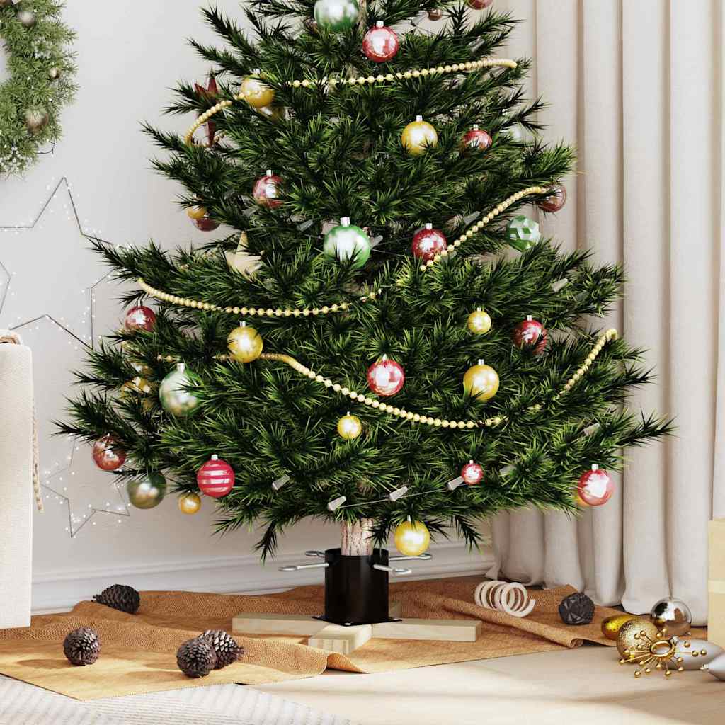 Weihnachtsbaumständer 50 X 50 X 16 Cm Massives Kiefernholz