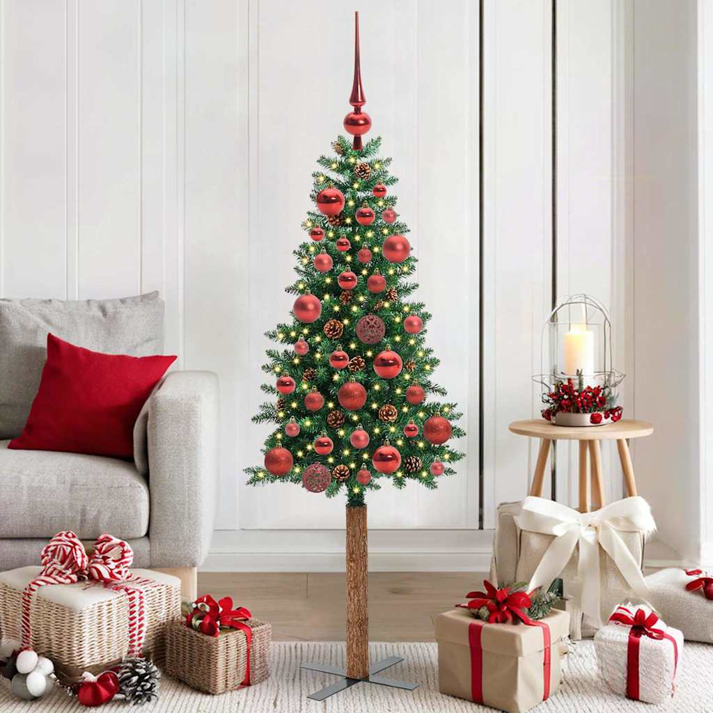 Schlanker Weihnachtsbaum Mit 300 Leds Mit Ständer