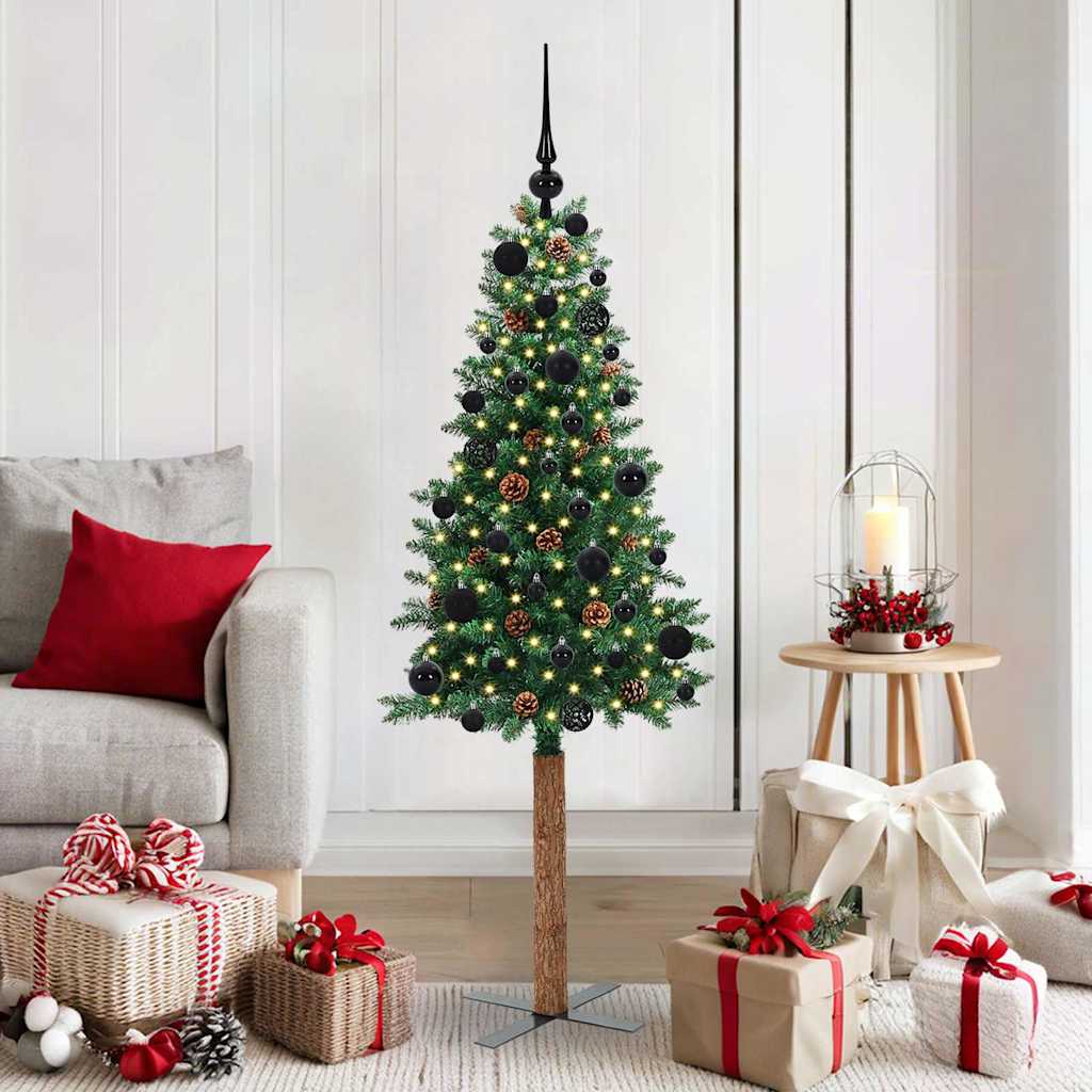 Schlanker Weihnachtsbaum Mit 300 Leds Mit Ständer