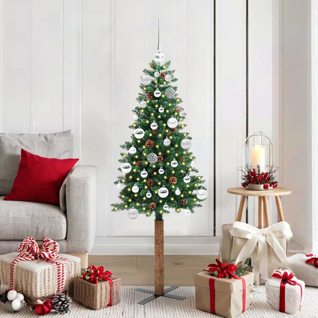 Schlanker Weihnachtsbaum Mit 300 Leds Mit Ständer