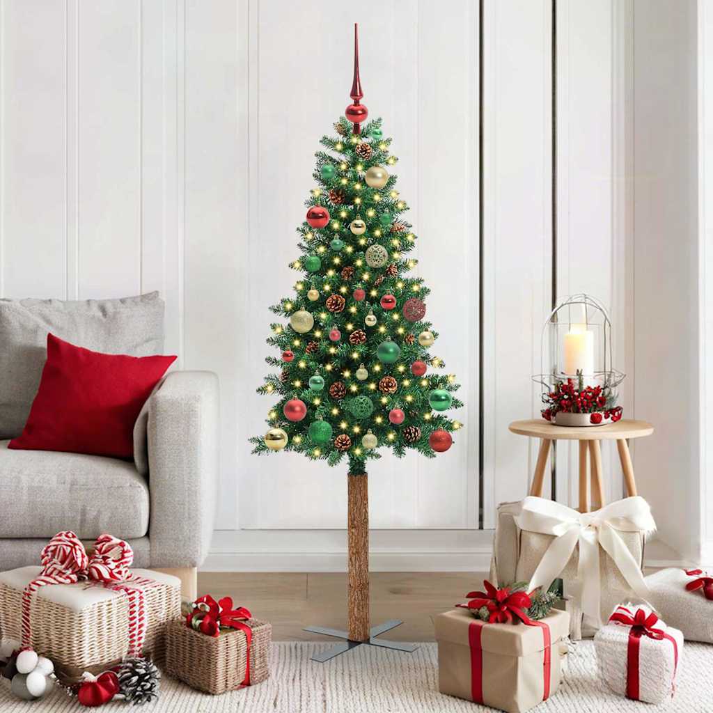 Schlanker Weihnachtsbaum Mit 300 Leds Mit Ständer