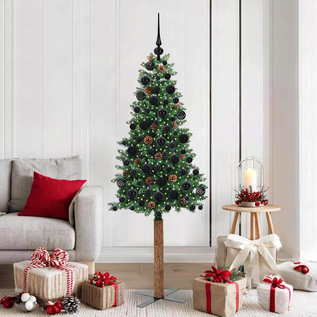 Schlanker Weihnachtsbaum Mit 300 Leds Mit Ständer