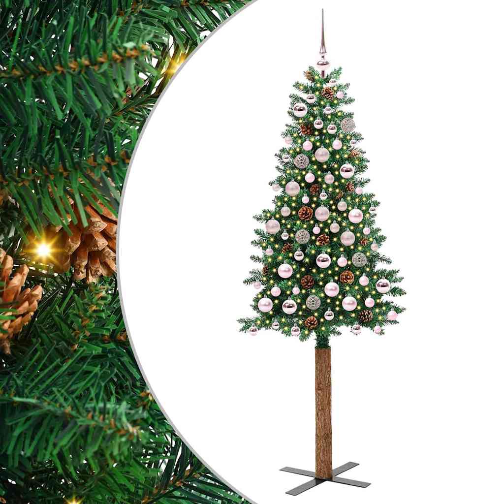Schlanker Weihnachtsbaum Mit 300 Leds Mit Ständer