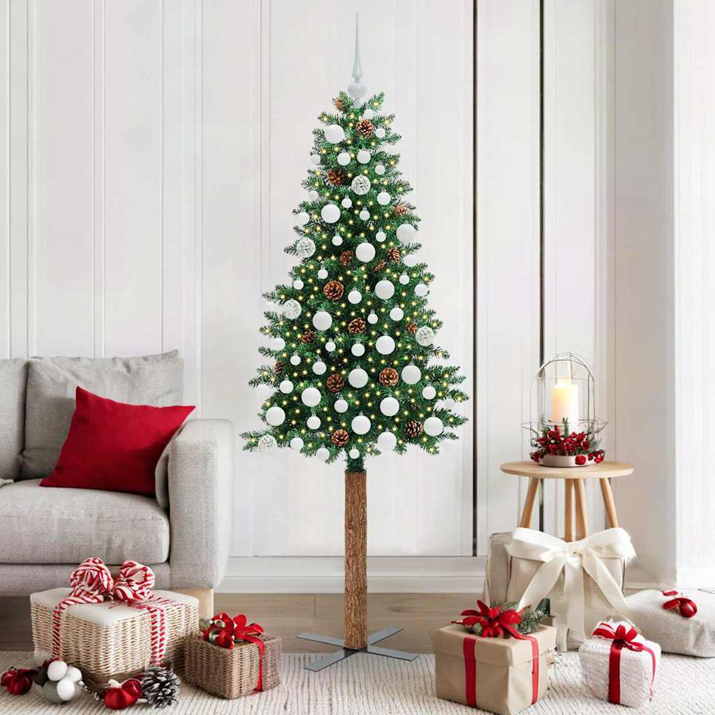 Schlanker Weihnachtsbaum Mit 300 Leds Mit Ständer