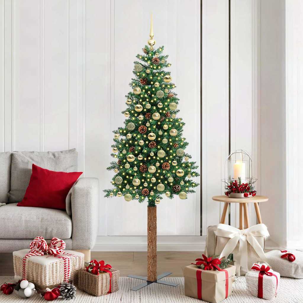 Schlanker Weihnachtsbaum Mit 300 Leds Mit Ständer