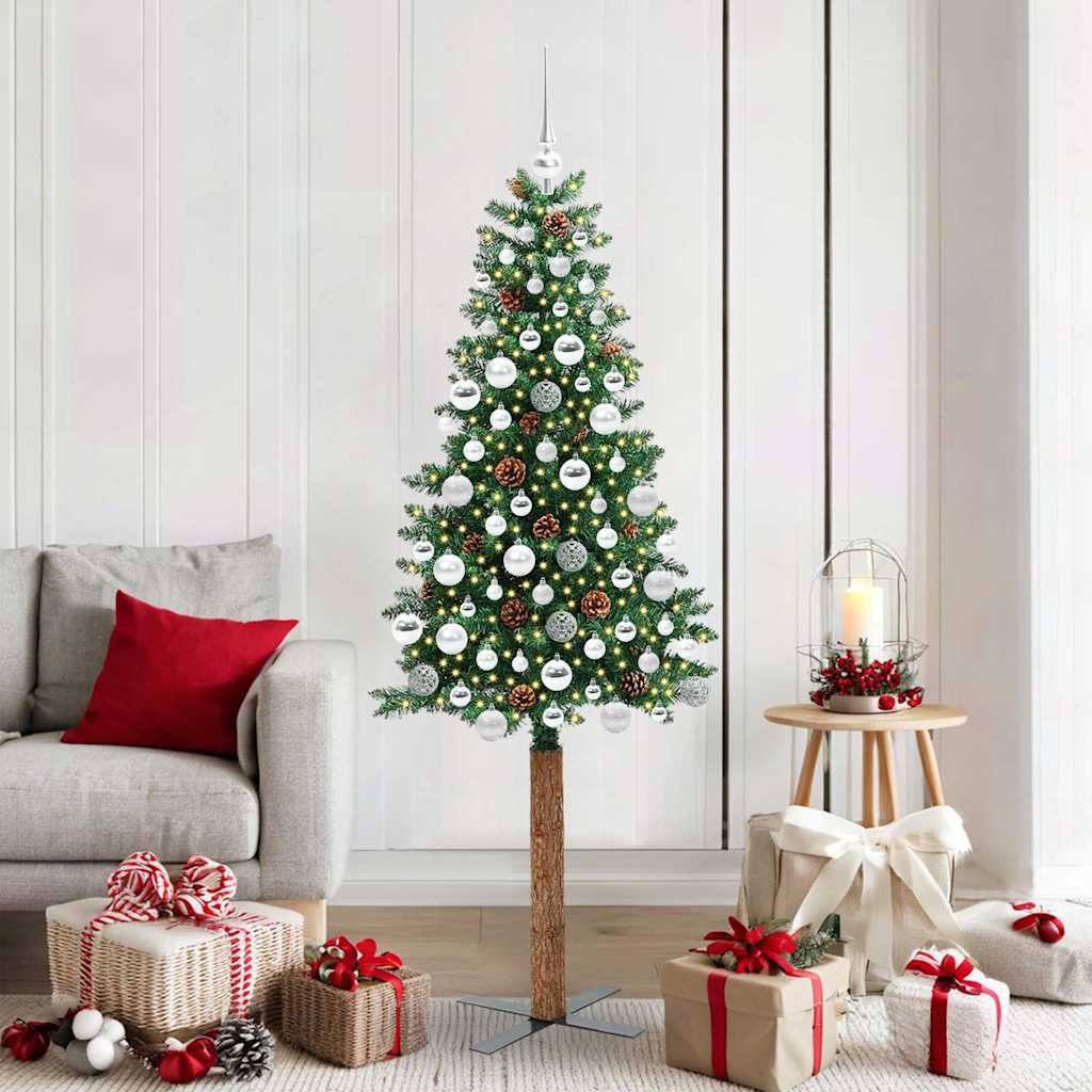 Schlanker Weihnachtsbaum Mit 300 Leds Mit Ständer