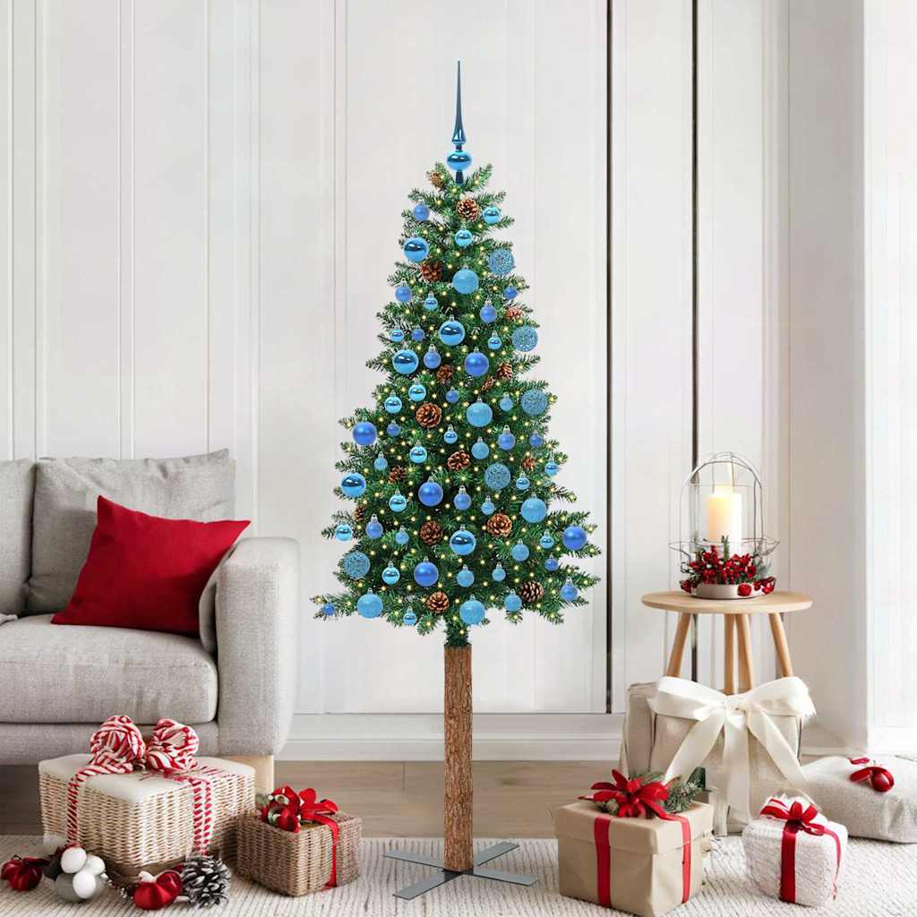 Schlanker Weihnachtsbaum Mit 300 Leds Mit Ständer