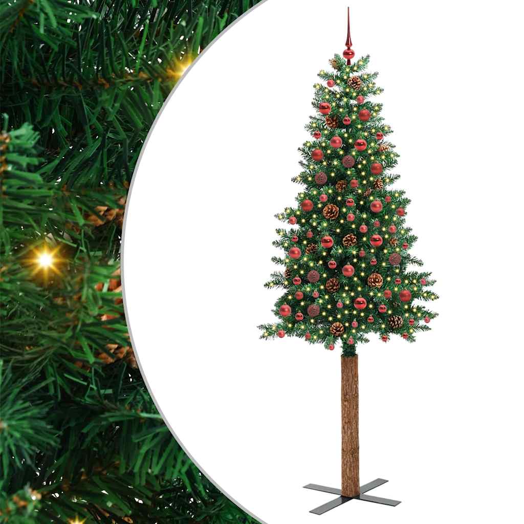 Schlanker Weihnachtsbaum Mit 300 Leds Mit Ständer