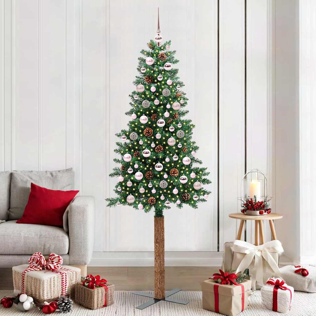 Schlanker Weihnachtsbaum Mit 300 Leds Mit Ständer