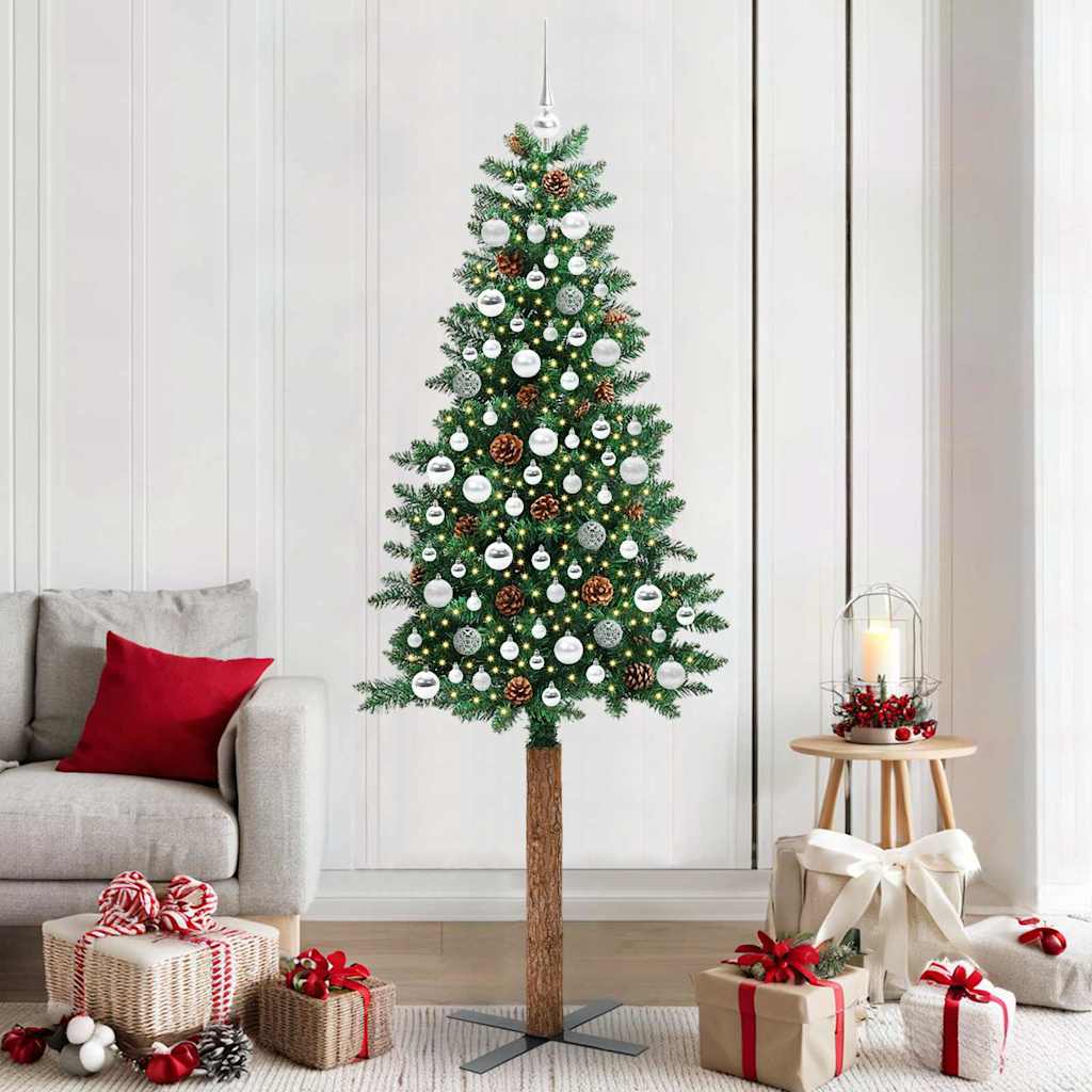 Schlanker Weihnachtsbaum Mit 300 Leds Mit Ständer