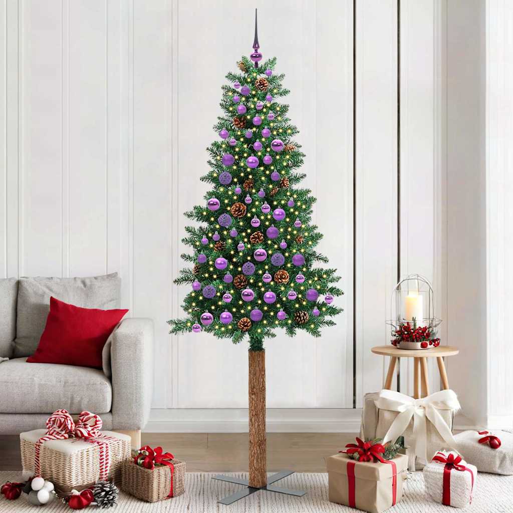 Schlanker Weihnachtsbaum Mit 300 Leds Mit Ständer
