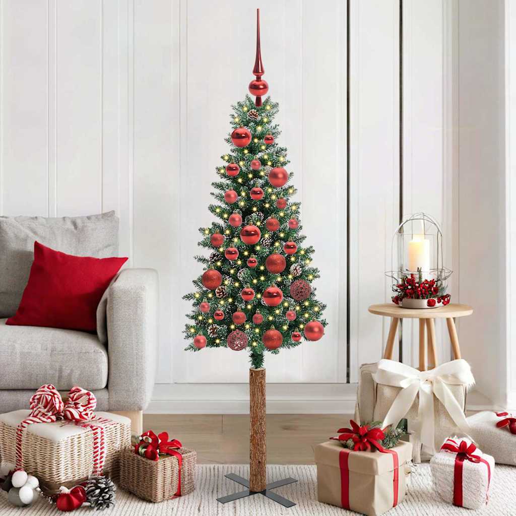 Schlanker Weihnachtsbaum Mit 300 Leds Mit Ständer