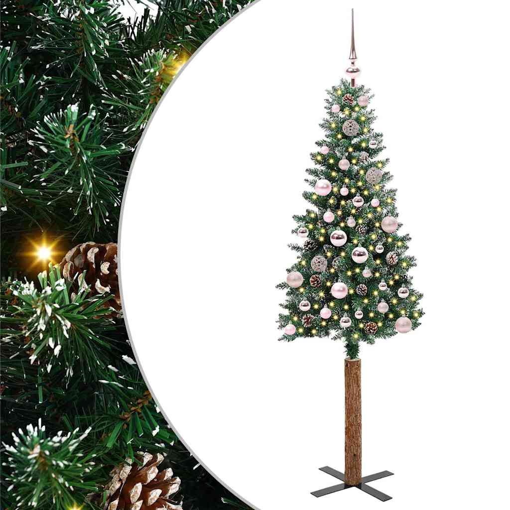 Schlanker Weihnachtsbaum Mit 300 Leds Mit Ständer