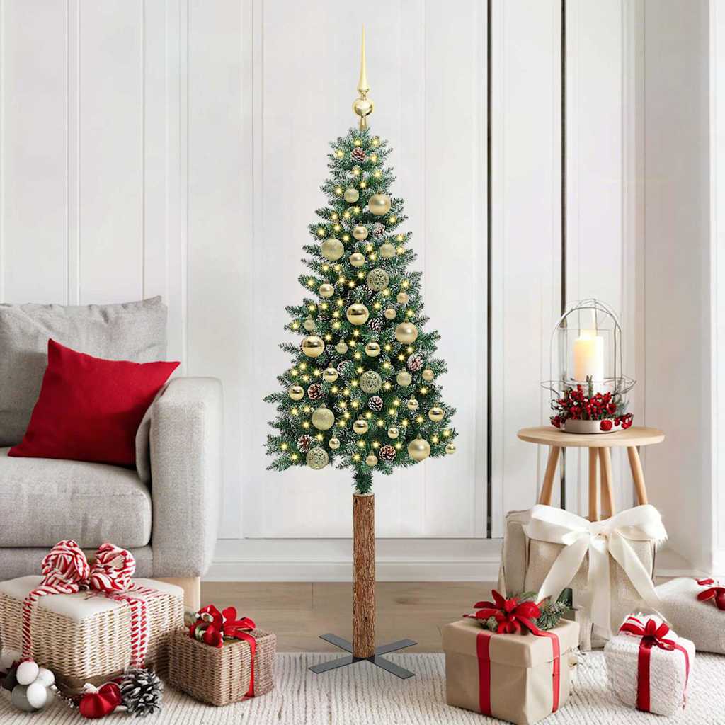 Schlanker Weihnachtsbaum Mit 300 Leds Mit Ständer