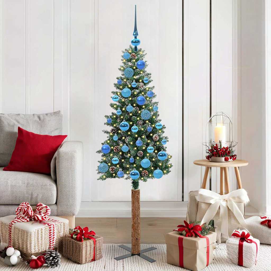 Schlanker Weihnachtsbaum Mit 300 Leds Mit Ständer