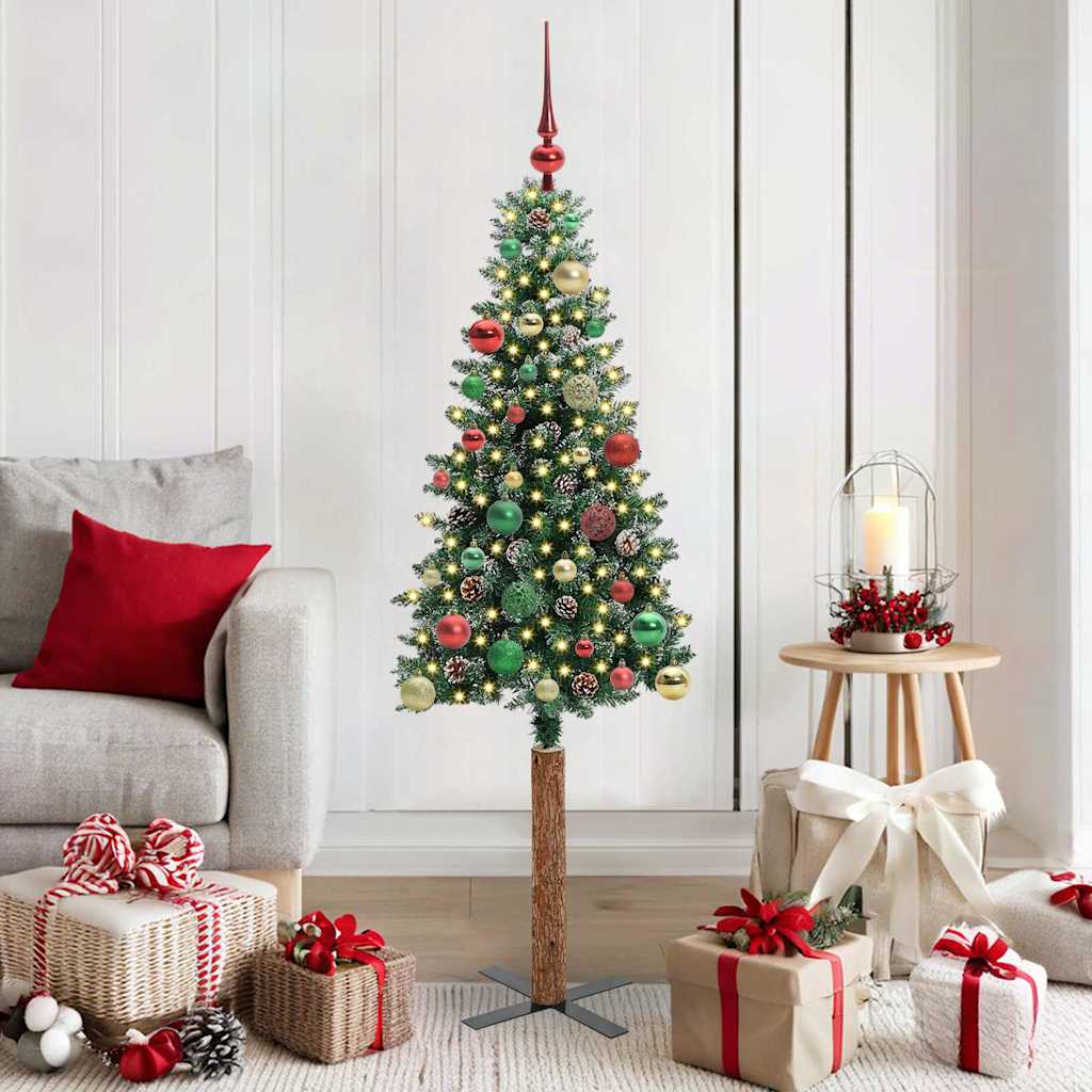 Schlanker Weihnachtsbaum Mit 300 Leds Mit Ständer