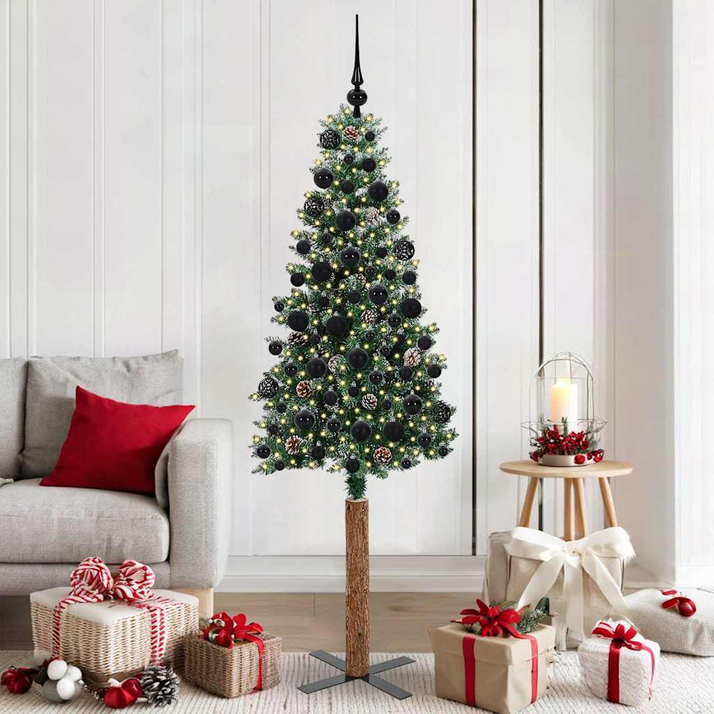 Schlanker Weihnachtsbaum Mit 300 Leds Mit Ständer