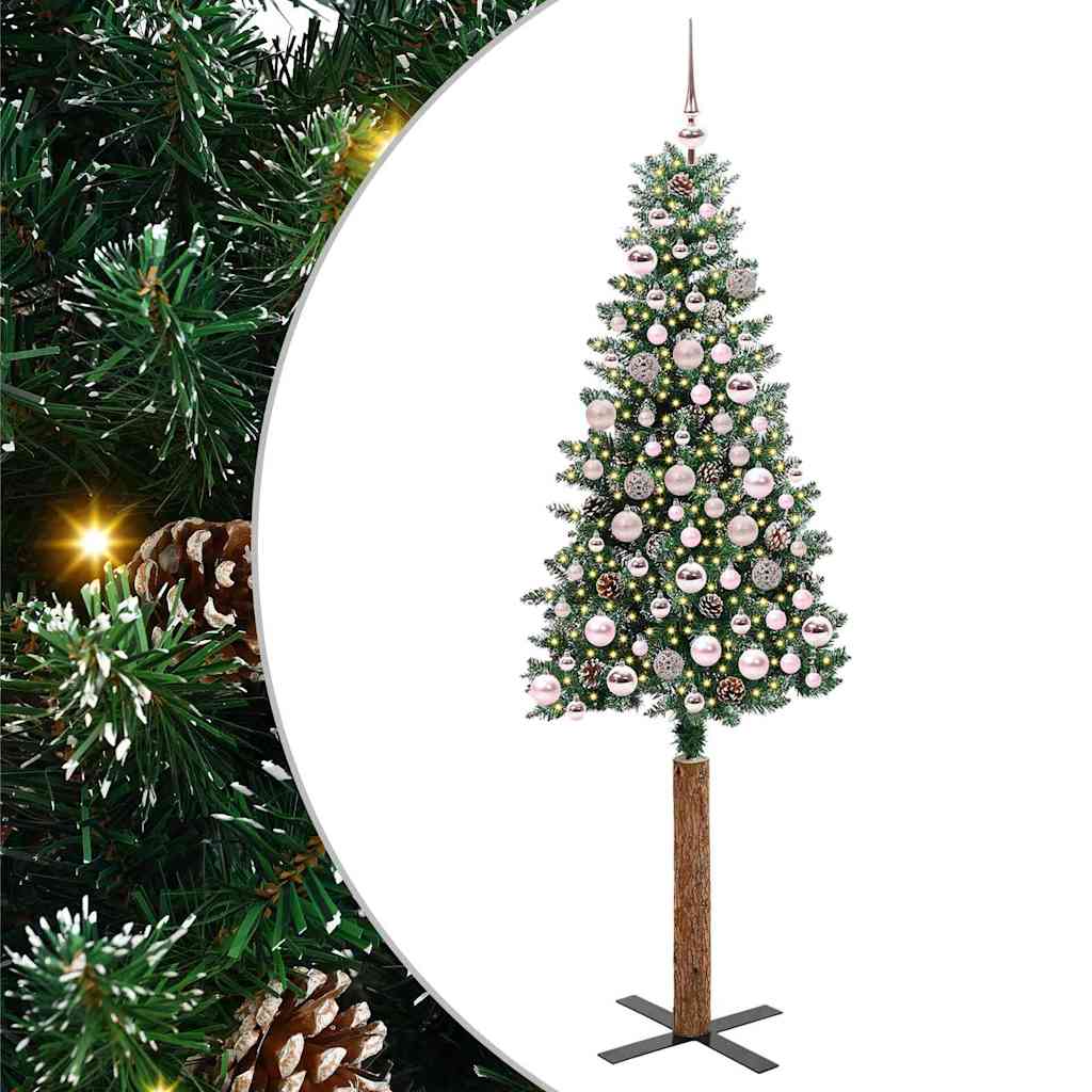 Schlanker Weihnachtsbaum Mit 300 Leds Mit Ständer
