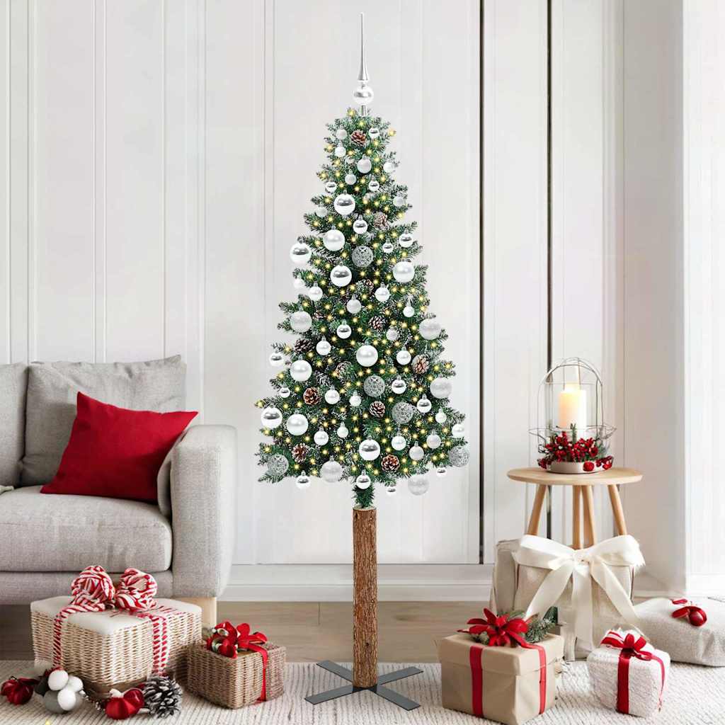 Schlanker Weihnachtsbaum Mit 300 Leds Mit Ständer